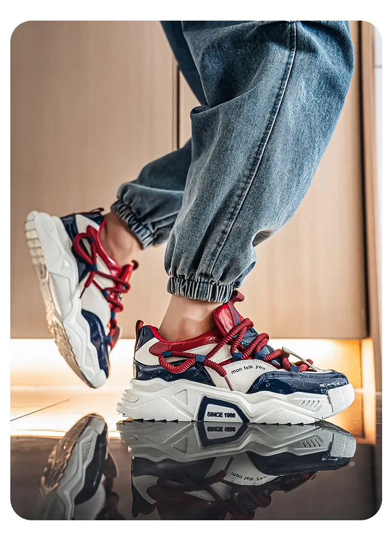 Sneakers casual uomo antiscivolo platform dad shoes alla moda_voghion.com