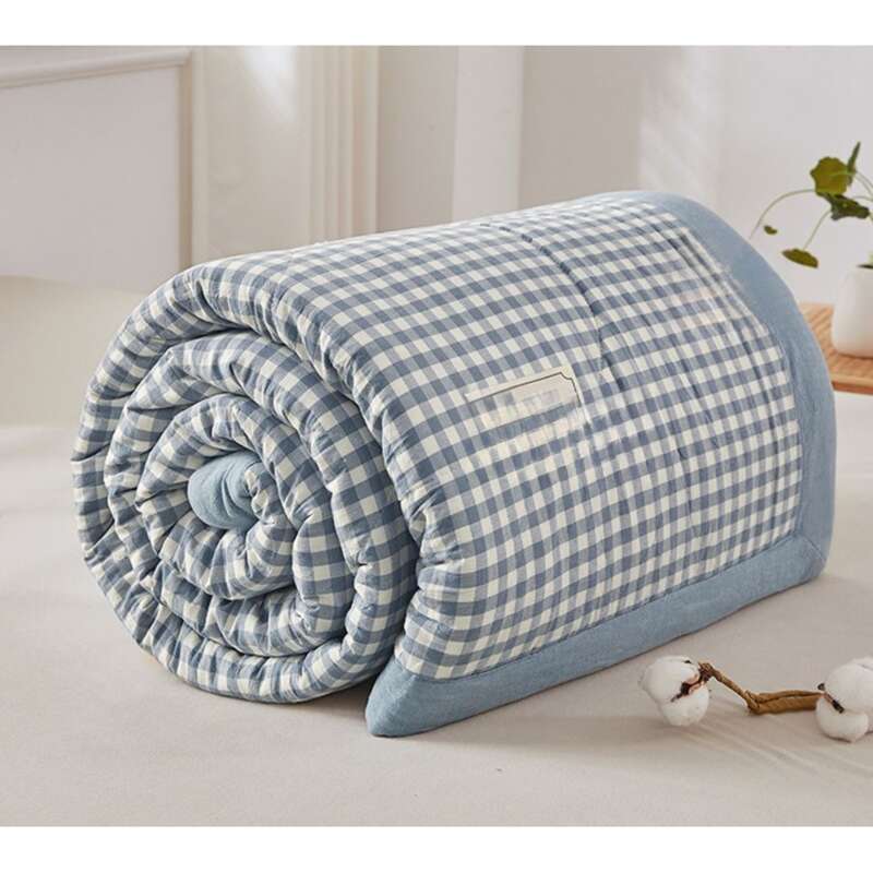 Couette lavable avec climatisation, couette en coton pour dortoir étudiant, couette double fine, couette d'été pour enfants_voghion.com