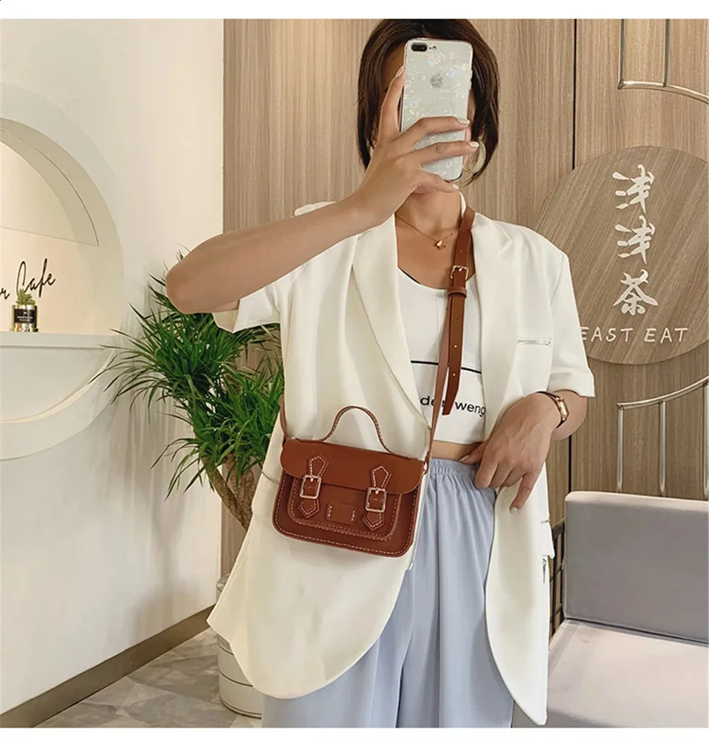 Vintage Cambridge PU-leer DIY handgemaakte tassen mode handtas dames crossbody schoudertas handgemaakte naaiaccessoires_voghion.com