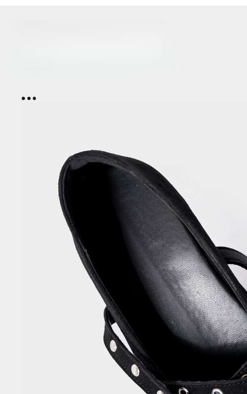 Chaussures simples à nœud rouge, chaussures françaises 2025, rivets de printemps, boucle de ceinture, ballerines_voghion.com