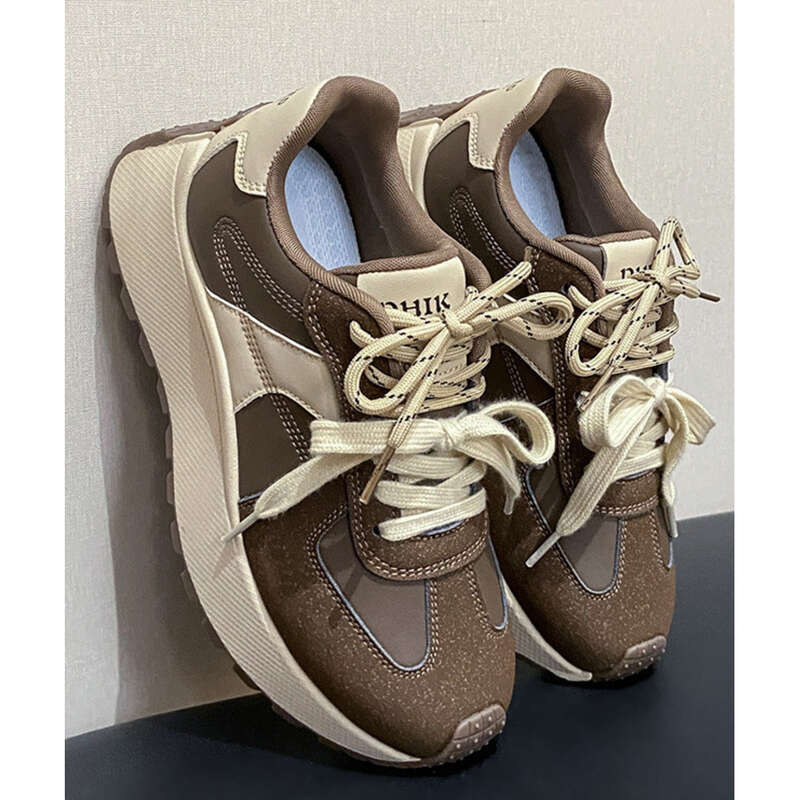 2024. gada mazie baltie rudens biezie dibena korejiešu izdevuma sieviešu studentes ikdienas sporta daudzpusīgie Forrest Gump apavi_voghion.com