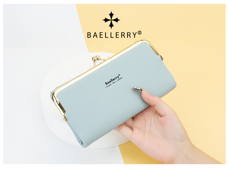 Women's Long Wallet And Coin Purse With Multi-card Slot Design_voghion.com