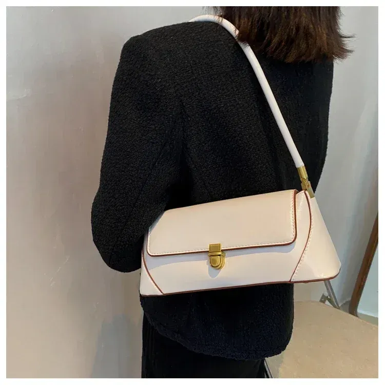 Pod pachami francuska torebka w stylu vintage 2021 kobiet markowe torby moda damska pojedyncza torba na ramię klasyczne kopertówki_voghion.com