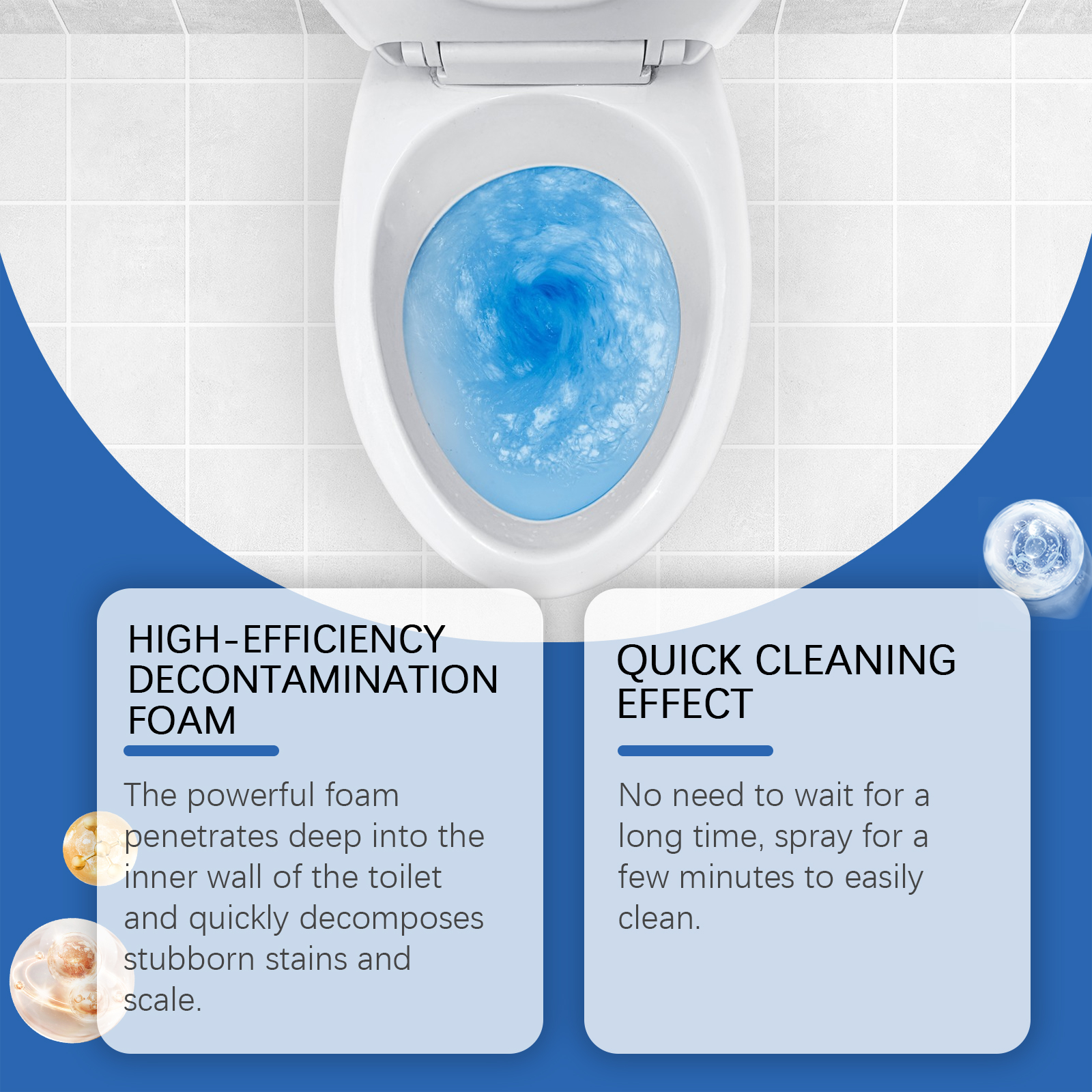 Jaysuing Toilet Foam Cleaner For Toilet Cleaning For Toilet Cleaning For Yellow Home Deodorant Bathroom For Stain Removal_voghion.com