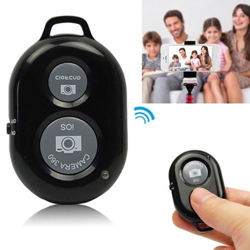 Wireless Bluetooth-compatible Camera Remote Control Selfie Shutter For Mobile Phone Monopod_voghion.com