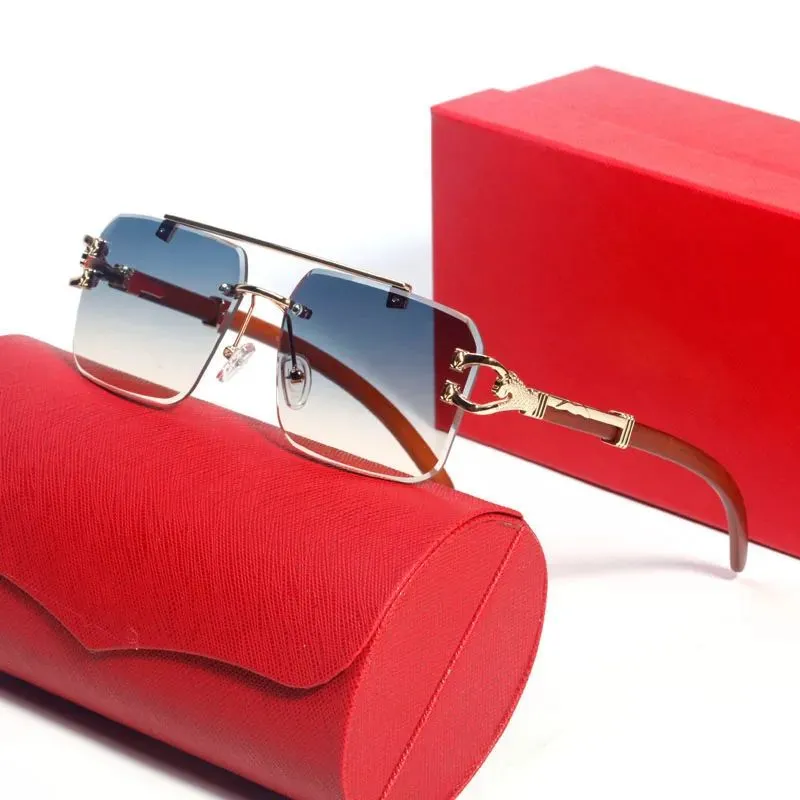 CT7234 Gafas de sol modernas para hombre, gafas de sol con carrito, gafas de sol de gran tamaño con patillas de leopardo y doble varilla, puente nasal, gafas de metal azul y morado_voghion.com