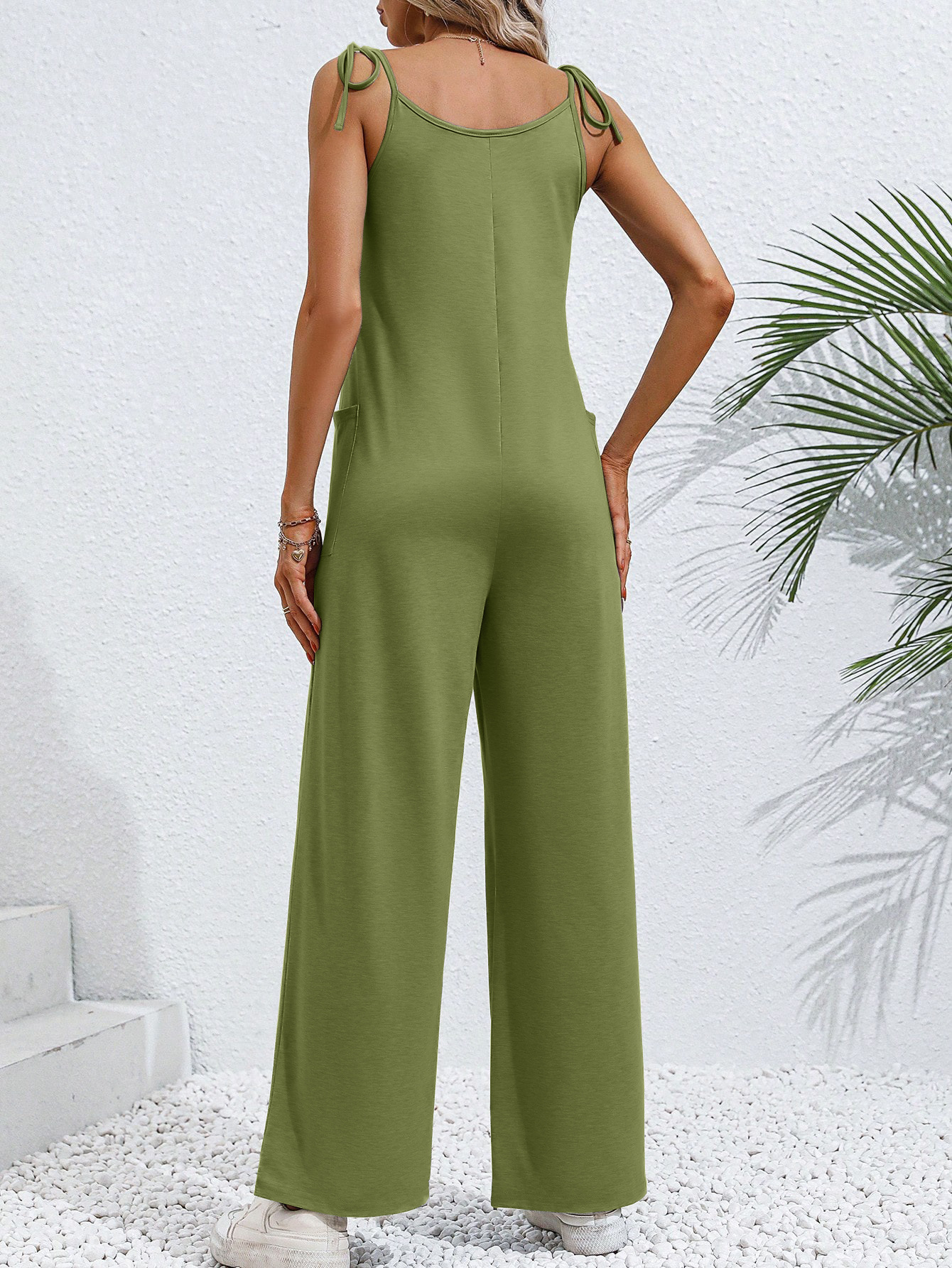 women's sleeveless suspender jumpsuit_voghion.com