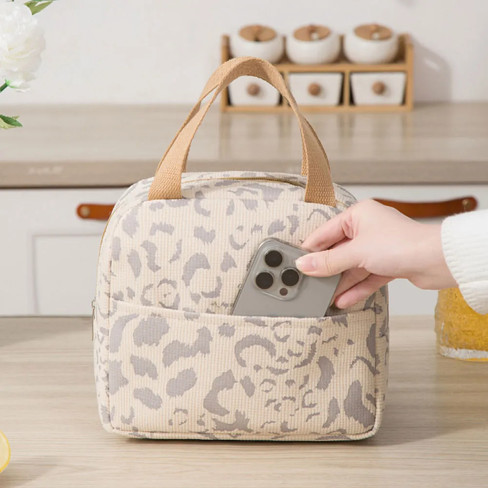 Borsa Bento portatile con isolamento in alluminio, multifunzione, grande capacità, per viaggi all'aperto_voghion.com