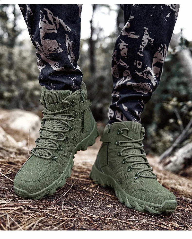 Tactical Combat Training Boots For Hiking And Outdoor Activities_voghion.com