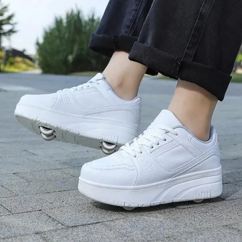 Mode Rullskridskor Skor Barn Barn Fritidssport Leksak Presentspel Pojkar 4 Hjul Sneakers Flickor Stövlar Ultra Light_voghion.com