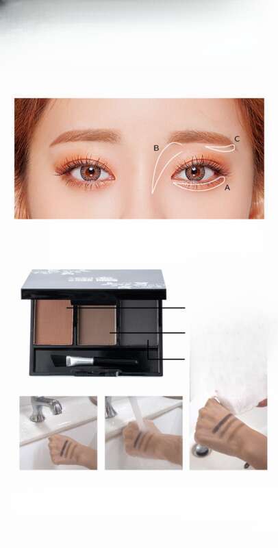 The Brow Powder Is Easy To Apply And Waterproof_voghion.com