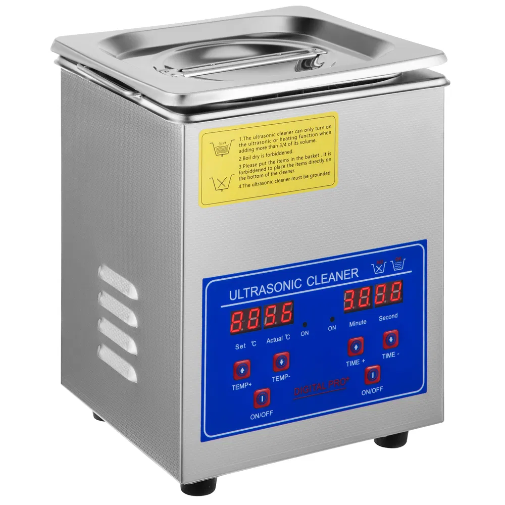 Ultrasonic Cleaner With Heater And Timer 60W_voghion.com