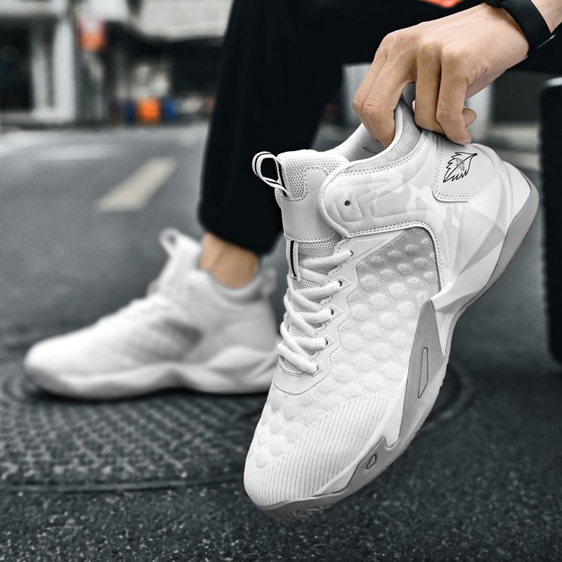 Neue nationale Flut Basketballschuhe Herren High-Top solide Turnschuhe Herrenschuhe Jugend Sport Laufschuhe_voghion.com