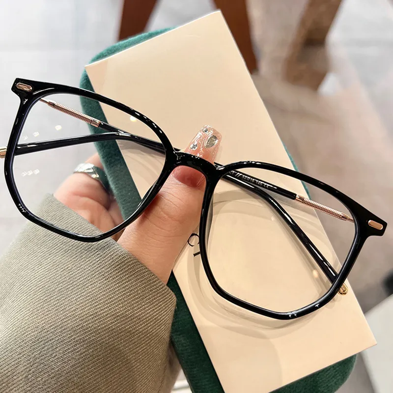 Spiegelbrille Damen Flache Herren Ultraleichte Designer Sonnenbrille TR90 Schöne Flut Frauen Retro Marke Metall Mode_voghion.com