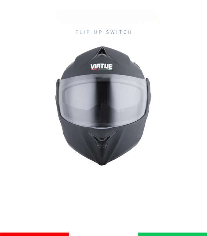 Speciálně navržená pánská odhalená helma VIRTUE pro elektrické motocykly s Bluetooth, běžecká helma může být vyrobena z nové_voghion.com