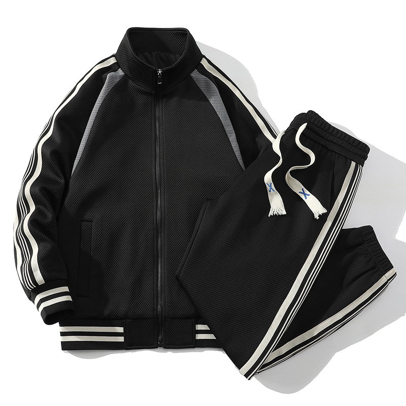 Men's Clothing Casual Sports Suits For Men And Women, Spring And Autumn Two Piece Suits For Couples, A Set Of Jackets And Coats, Trendy School Wear_voghion.com