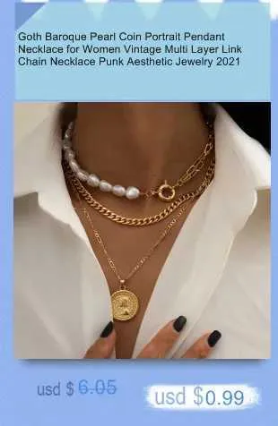 Colliers pendentifs nouvelle mode coréenne colorée mignonne perles de rocaille chaîne collier ras du cou pour femmes perles simulées baroques_voghion.com