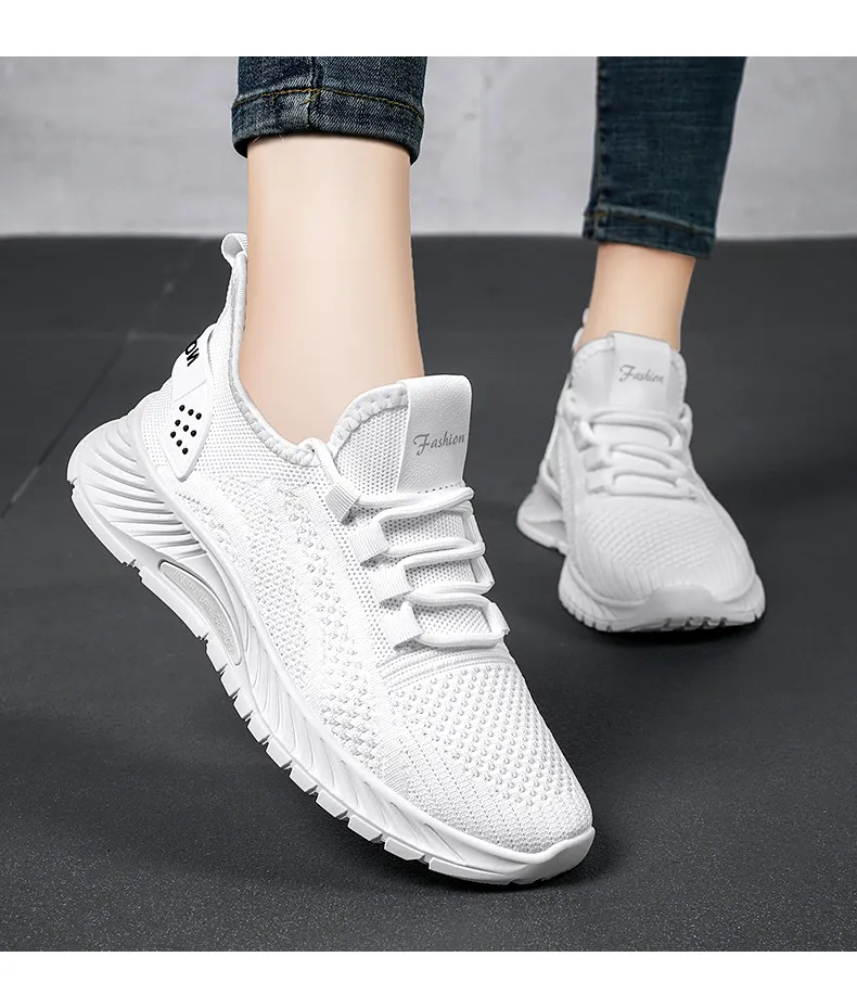 Womens Casual Running Shoes Trendy Lightweight Sports Trainers_voghion.com
