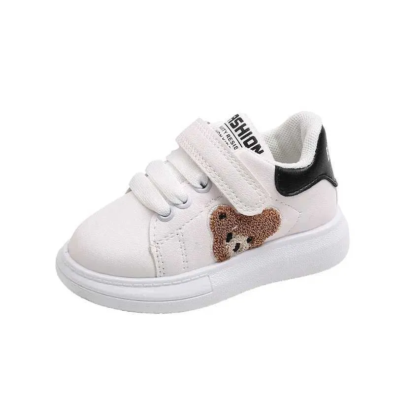 Atletische Outdoor Kinderen sport jongens meisjes wit lente en herfst casual waterdichte antislip zachte schoenen H241019_voghion.com
