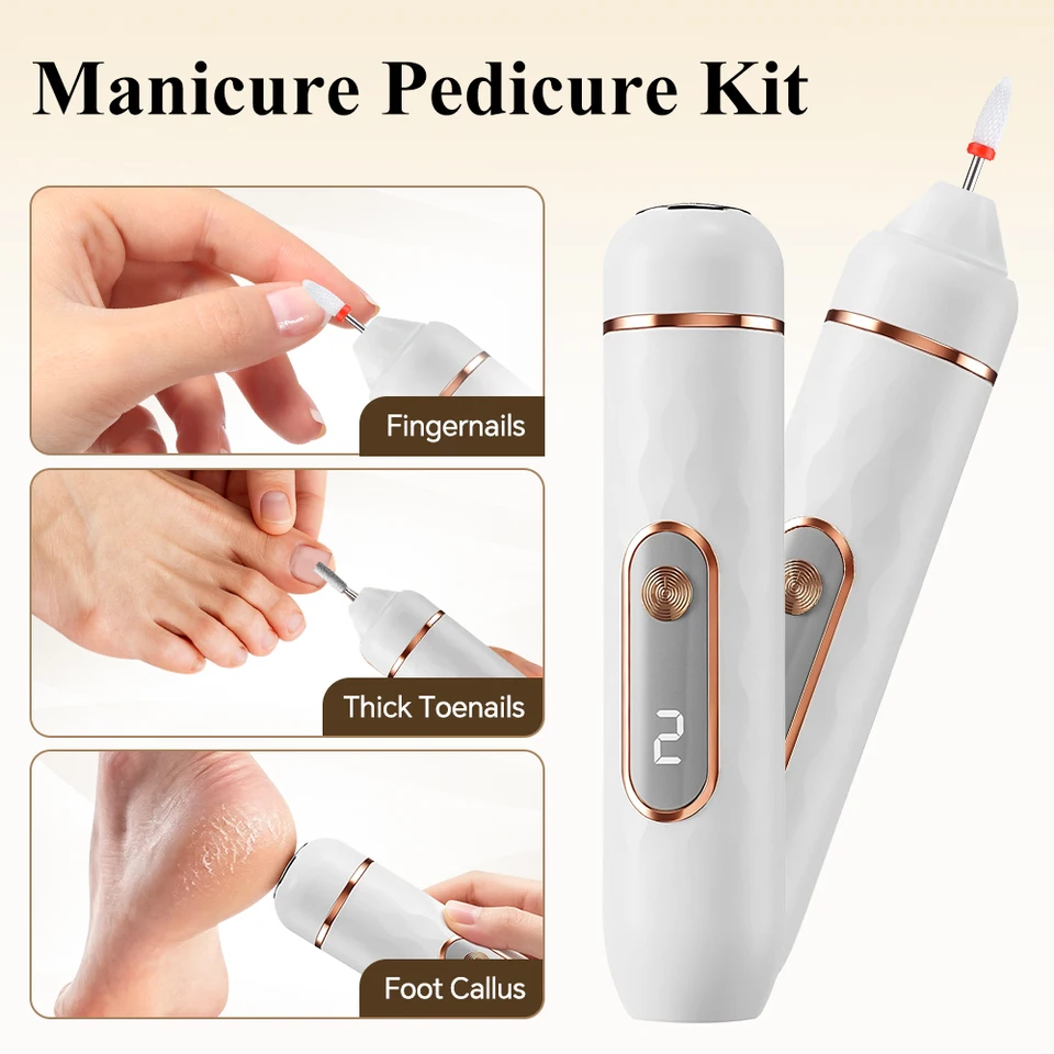 Electric Callus Remover For Feet And Hands With Grinding Heads_voghion.com