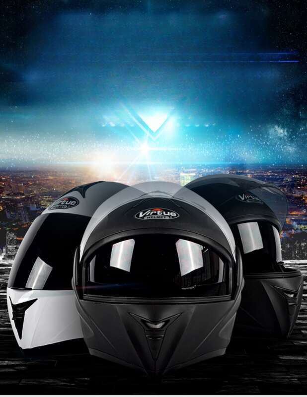 Capacete de lente dupla aberta para veículo elétrico VIRTUE DOT pode atender ao novo padrão nacional 3C_voghion.com