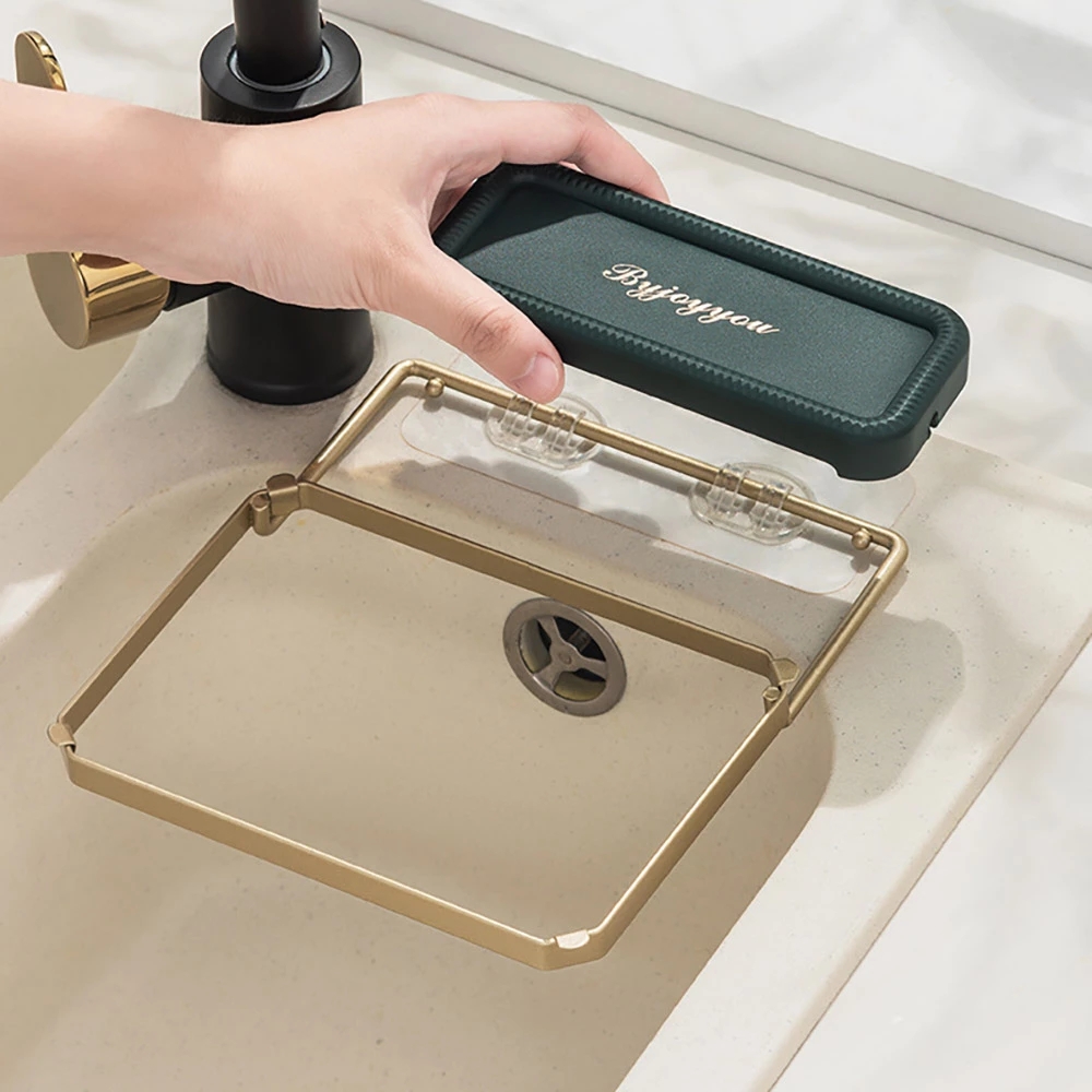 Supporto per filtro per lavello da cucina, pieghevole, per lavello, con rete per rifiuti, mensola anti-intasamento, monouso, per rifiuti, in rete_voghion.com