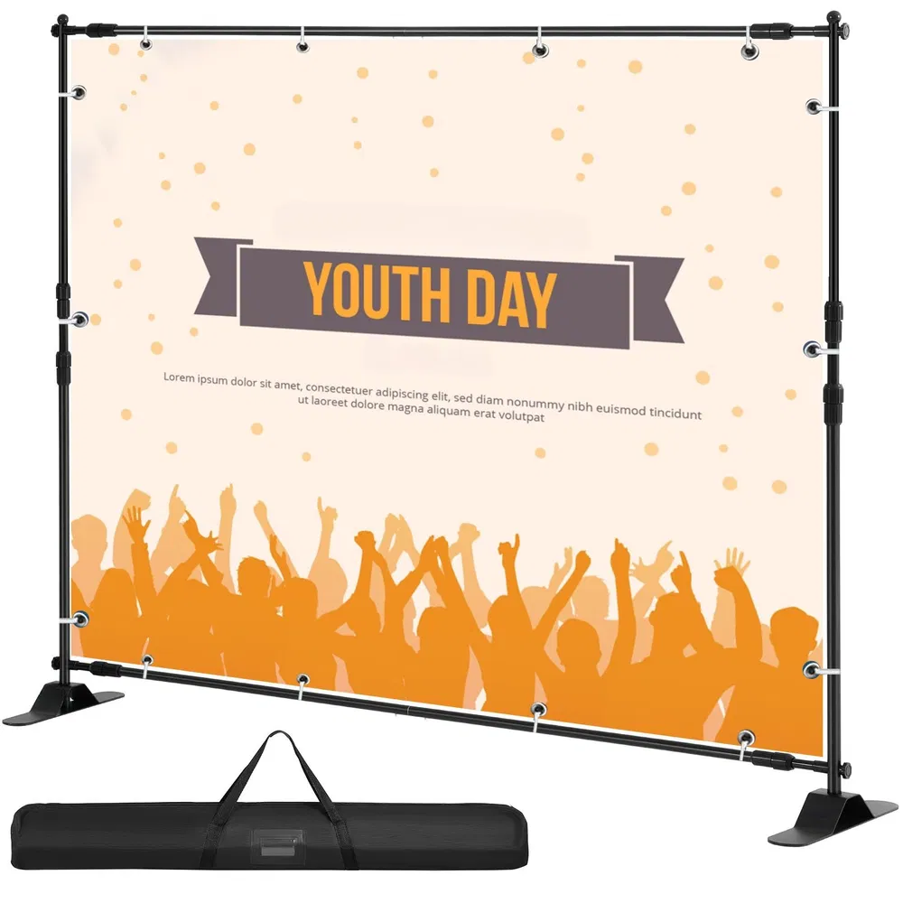 Adjustable Background Backdrop Support Stand Kit For Photography_voghion.com