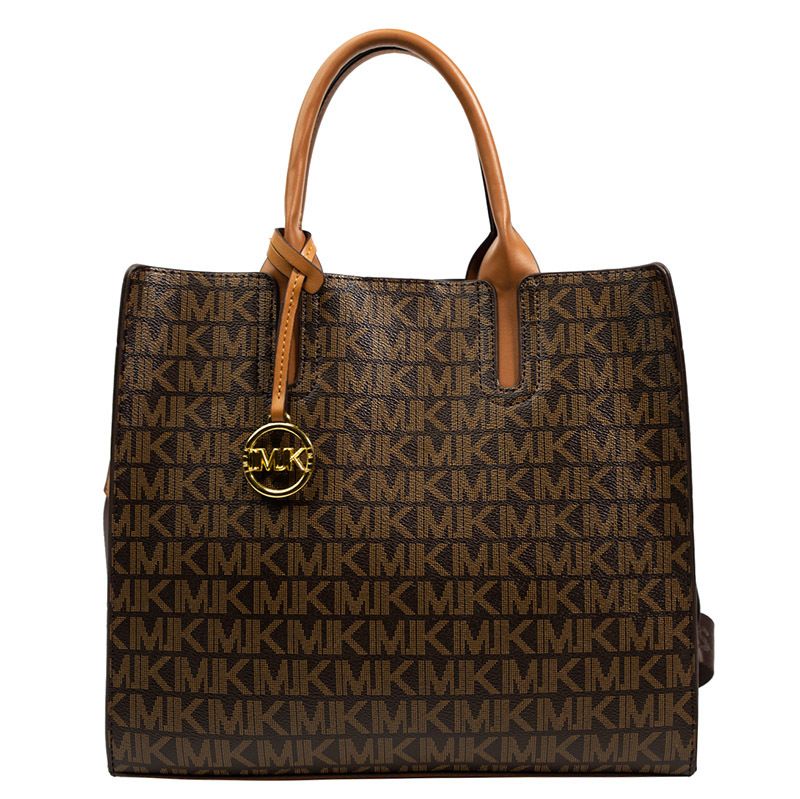 Retro versatile large capacity fashion printing handheld shoulder tote bag