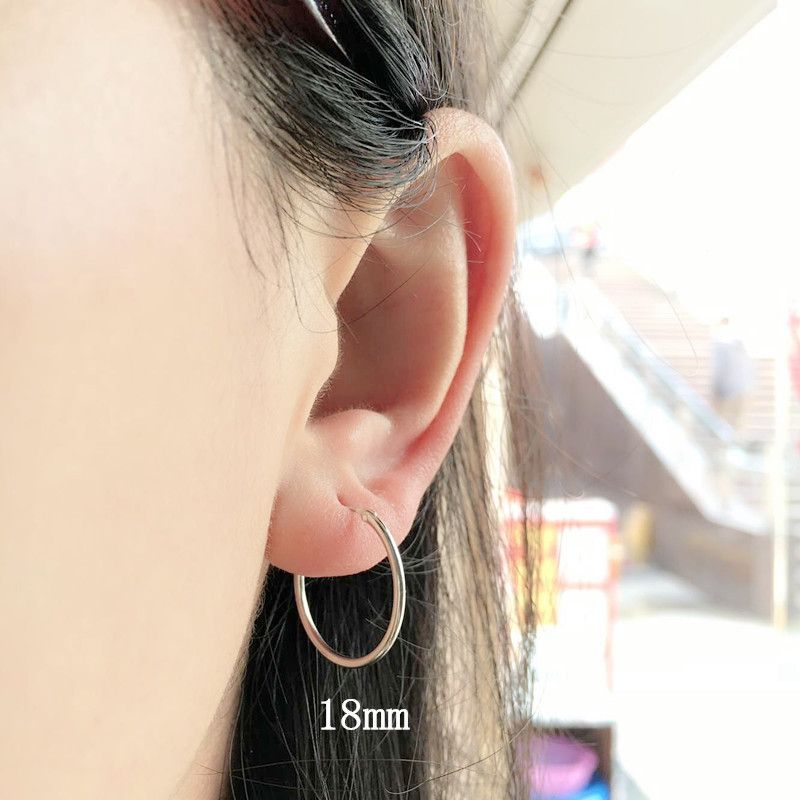 S bone buckle size earring ring spring summer autumn winter sier jewelry no piercing ear clip_voghion.com