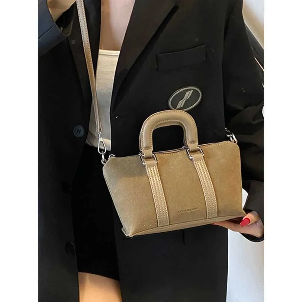 Borse a mano in pelle scamosciata solida da donna, morbide e carine, casual, da viaggio, a tracolla, da donna, retrò, con manico a secchiello, da donna, a tracolla_voghion.com