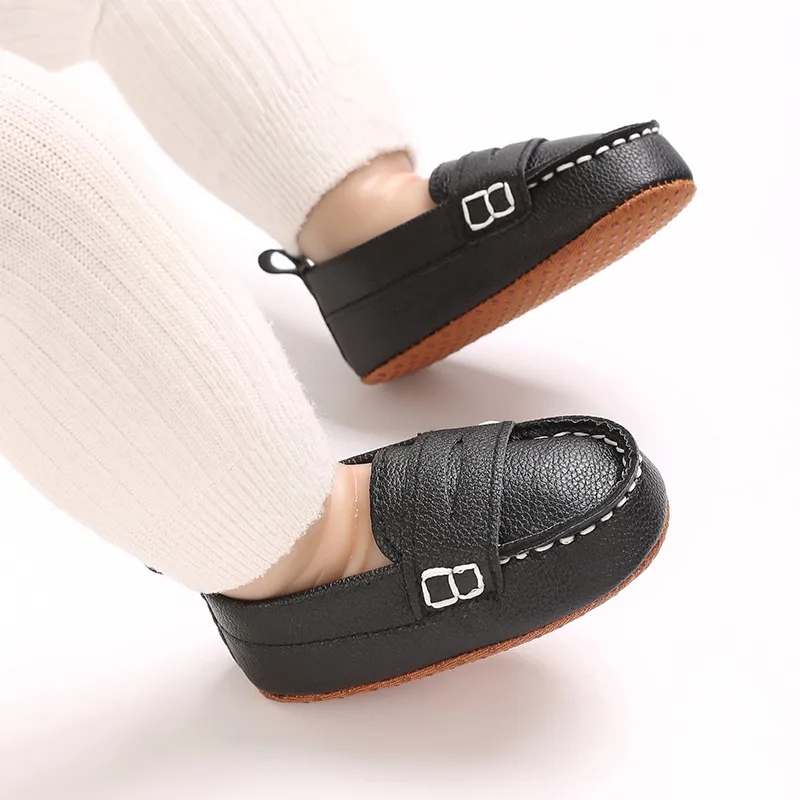Fashion Infant Casual for Baby Boys Loafers Newborn Happysteps Footwear Toddler Girls Soft Bottom Leather Shoes 0-18_voghion.com