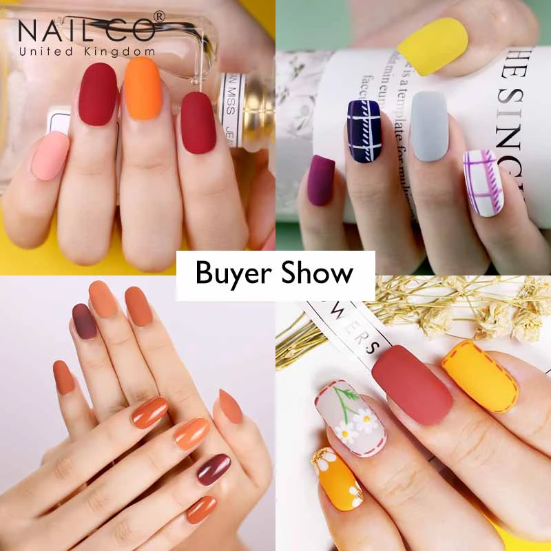 NAILCO 10ml Matte Top Coat Gel Vernis à Ongles Vernis Transparent Soak Off MattTop Reinforce Gel Primer Base Nail Art Manucure Mat_voghion.com