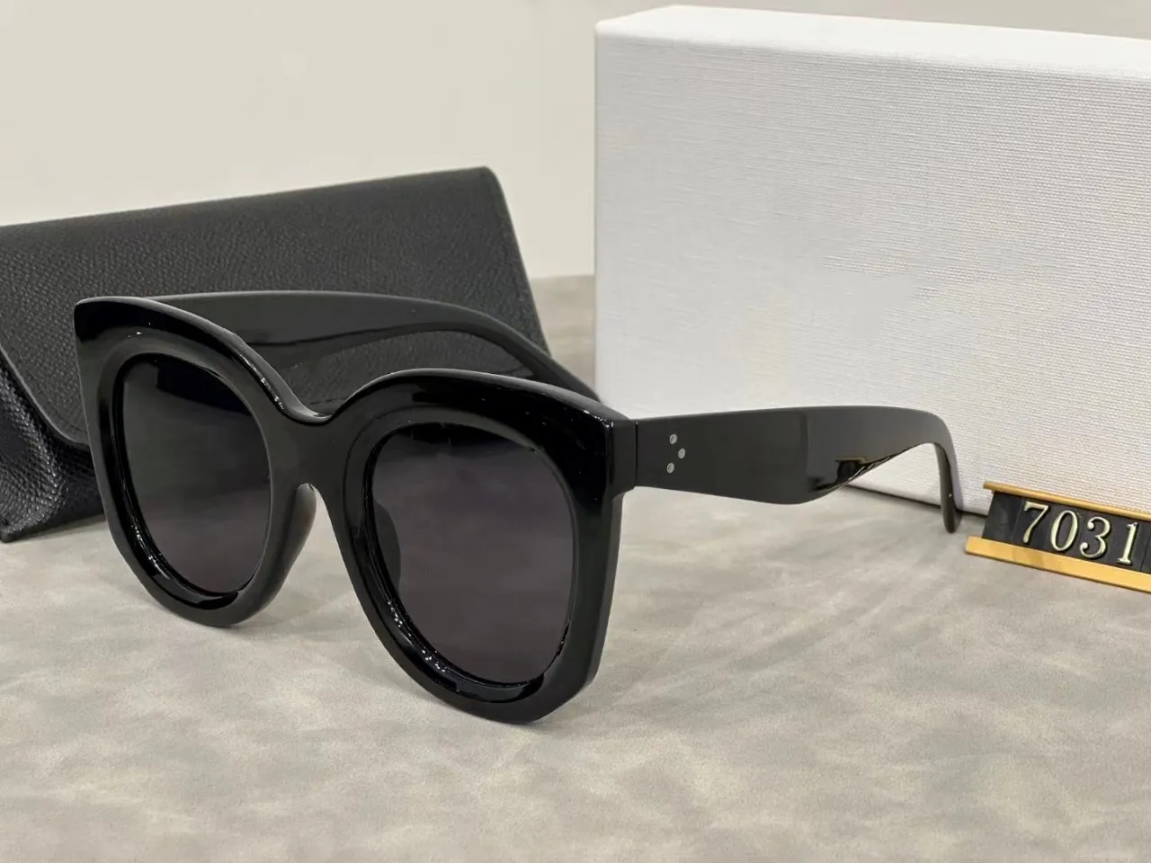 Cat Eye Sunglasses For Men And Women Rectangle Wrap Designer Style_voghion.com