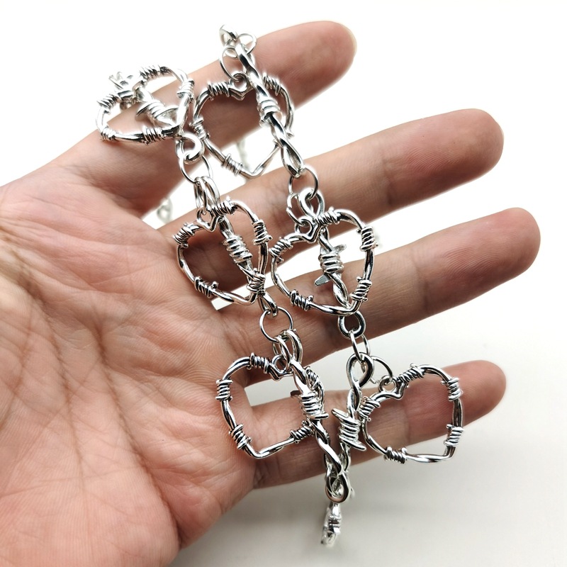 Collane vendita calda hip-hop gotico punk stile piccola collana a catena di spine_voghion.com
