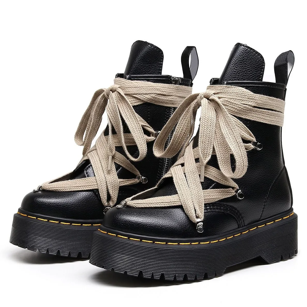 2024 Martins støvler Designer Boot Martin Herre Dame Sneakers Trippel Svart Hvit Klassisk Ankel Korte Støvletter Vinter Snø_voghion.com