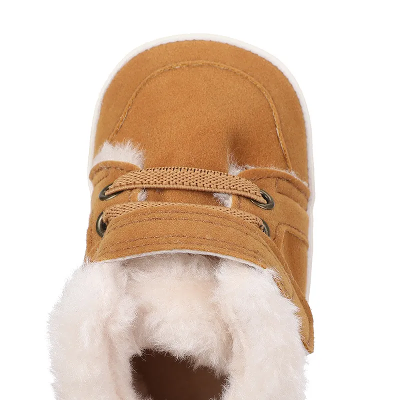 Winter Infant Boots Warm Plush First Walker Shoes For Newborns_voghion.com