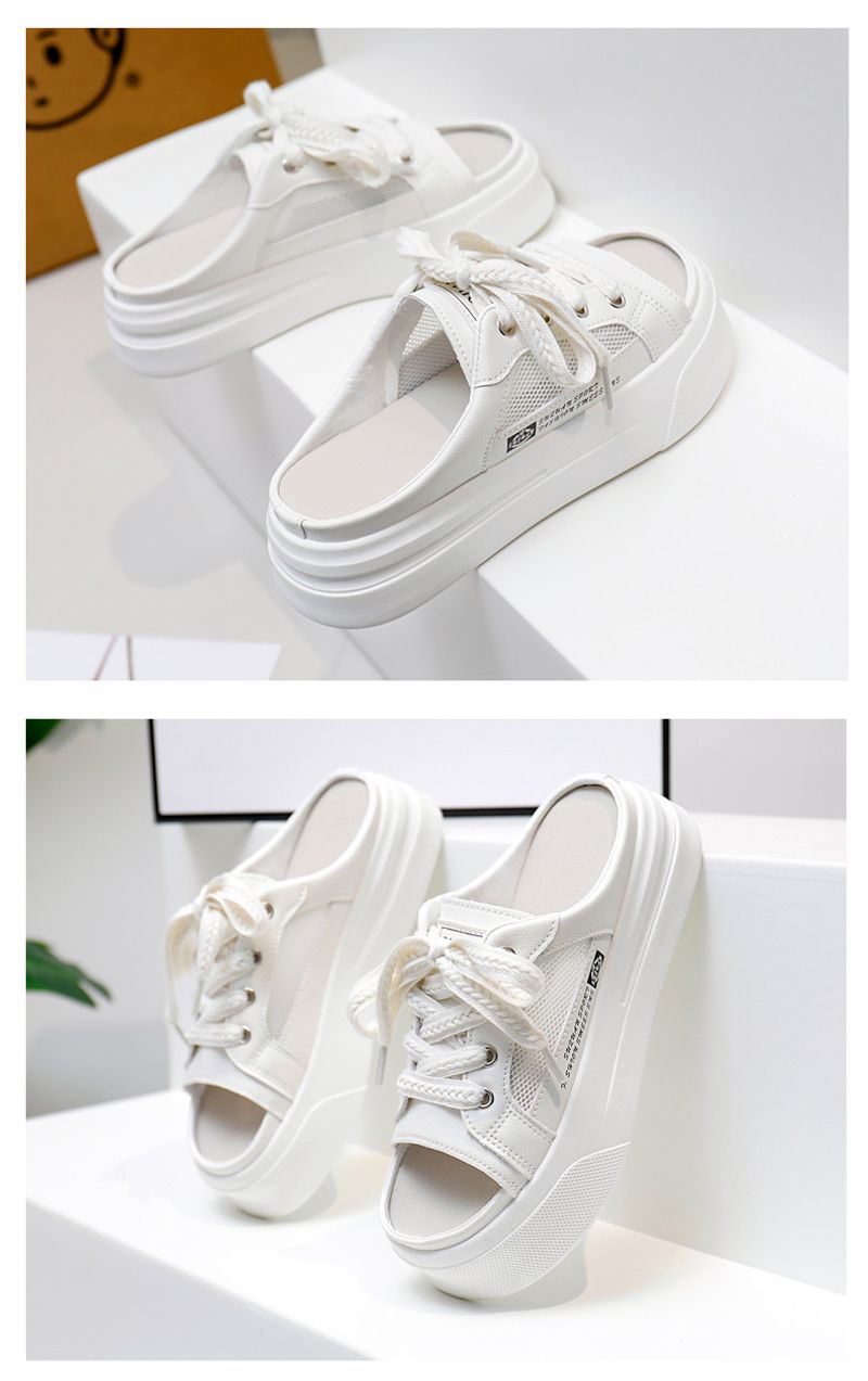 Kleine weiße Damen 2024 Neue Sommerstudentin Koreanische Ausgabe Vielseitig Lässig Instagram Trendy Dicke Sohle Fashion Board_voghion.com