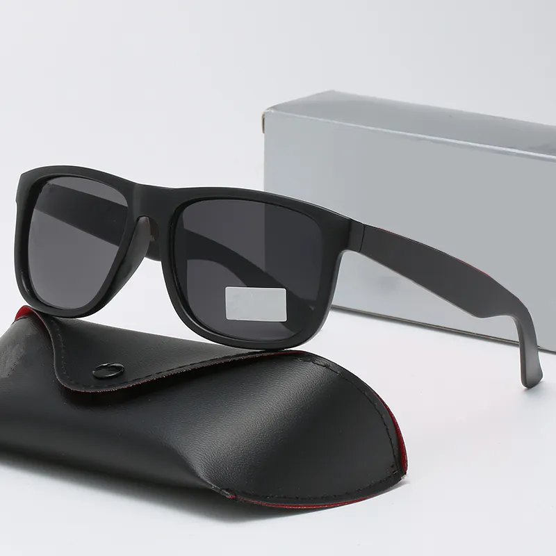 Free Shipping Classic Vintage Sunglasses Black Square Fishing Shades Men Women Sun Glasses With Box and Case_voghion.com