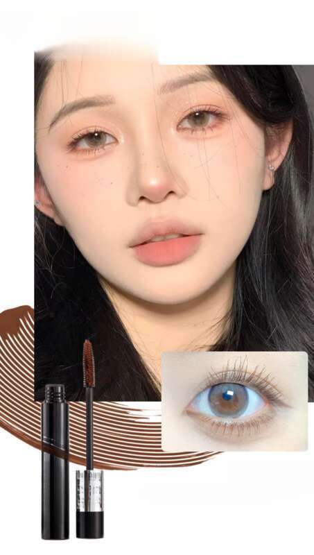 smudge-proof, Natural, Long Curls, Black, Daytime, Big Eyes, Three-dimensional Eye_voghion.com