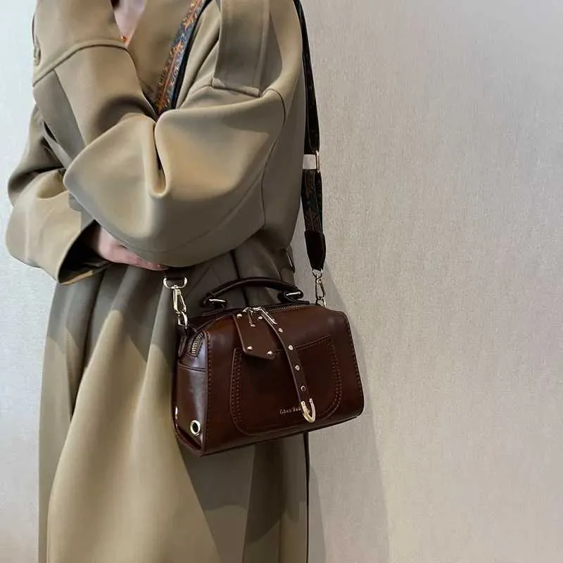 Elegante borsa donna set borsa a spalla e tracolla in pelle_voghion.com