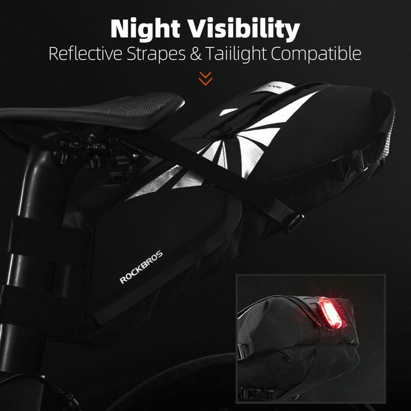 ROCKBROS Bicycl Saddl Bag. This 10 - Litr Bik Bag Is 100% Watr Rsistanc And Dsignd To B Placd Undr Th_voghion.com
