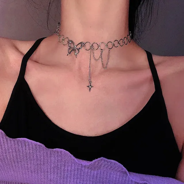 Colliers Collier Vintage sur Chaîne de Cou Bijoux pour Femmes Accessoires Superposés pour Filles Vêtements Cadeaux Esthétiques Mode_voghion.com