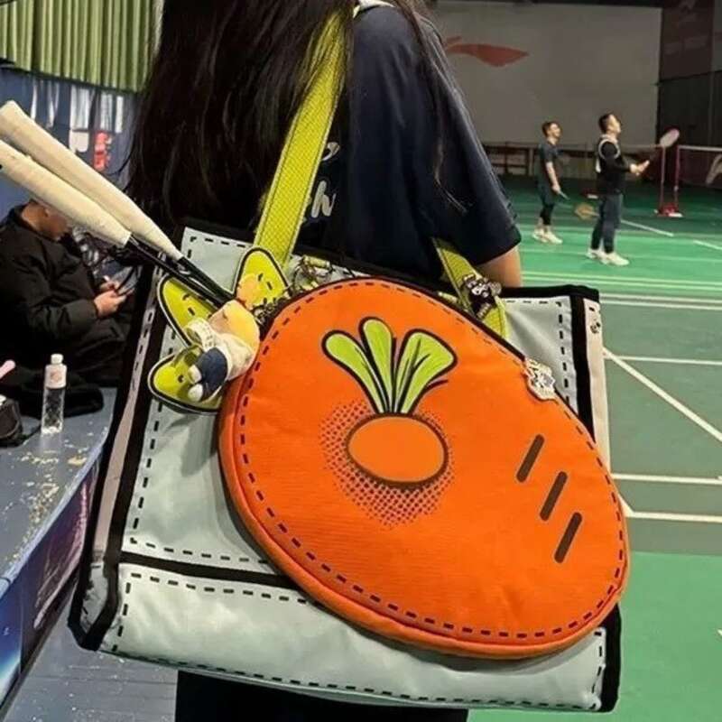 2025 Nova športna torba za badmintonski teniški lopar Radish za ženske z veliko prostornino, torba čez ramo_voghion.com