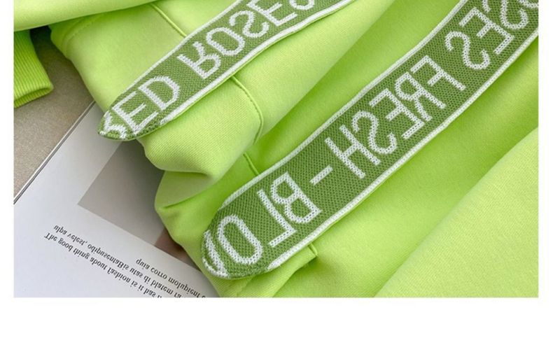 Damenbekleidung im Herbst Winter, plus veet verdickte, lockere und altersreduzierende Oberteile, Design, Fruchtgrün, vielseitig_voghion.com