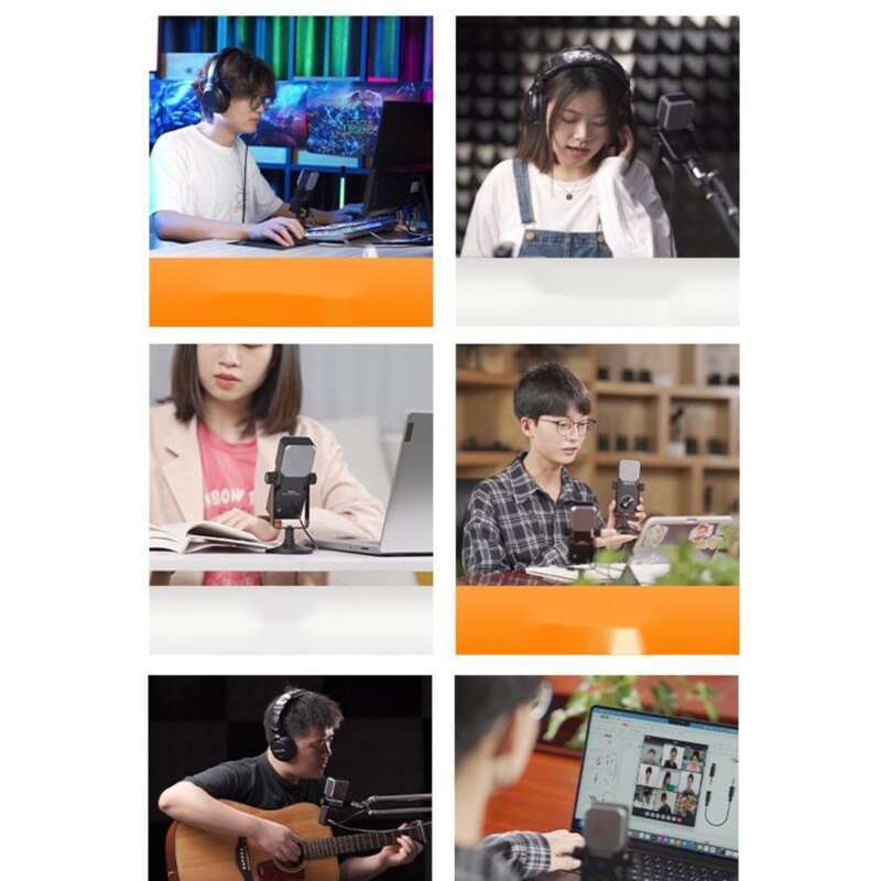 【Applicabilité multi-scénarios】 Microphone COMICA STA-U1, équipement d'enregistrement de bureau, bruit de diffusion en direct mobile_voghion.com