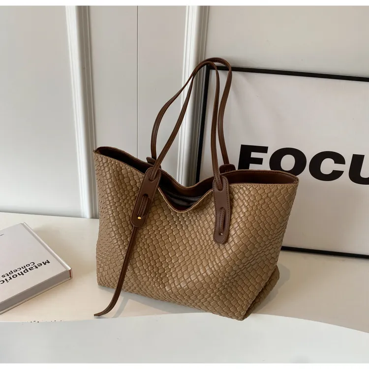 Markendesigner Große Kapazität Tote Shouler Für Frauen Handtaschen Geldbörsen 2024 Neue Vintage Damen Shopping Reisetaschen_voghion.com