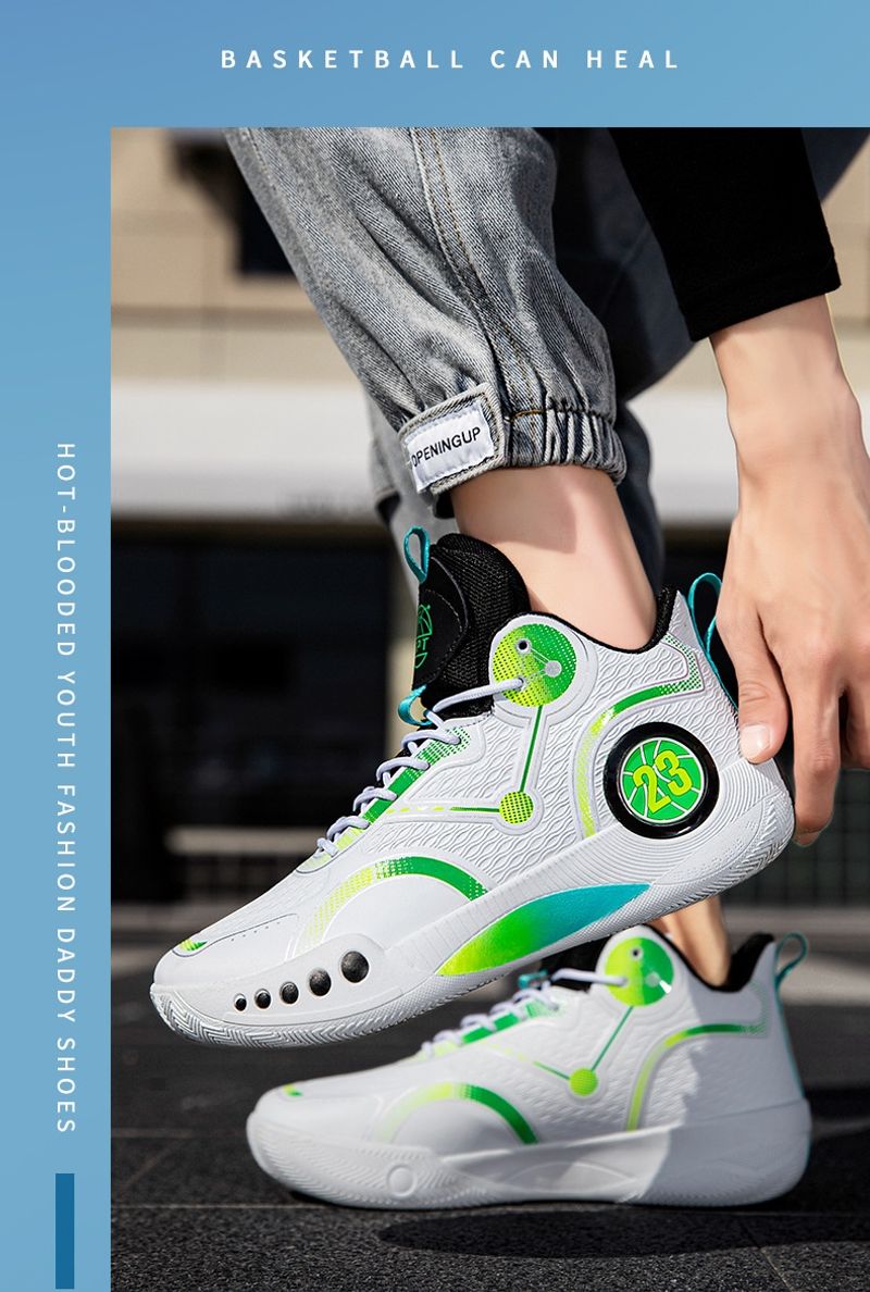 Basketballschuhe Herren Jugend atmungsaktive Schuhe echte Student Turnschuhe Kindersportschuhe Damenstiefel_voghion.com