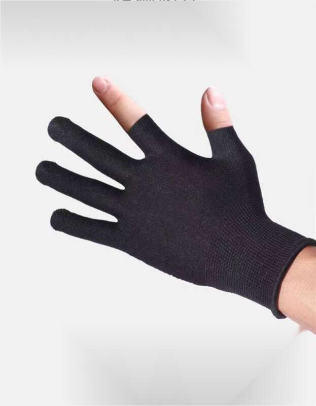 Novas luvas universais para pesca com isca antiaderente, corte de meio dedo, antirriscos, resistentes ao desgaste, à prova d'água_voghion.com
