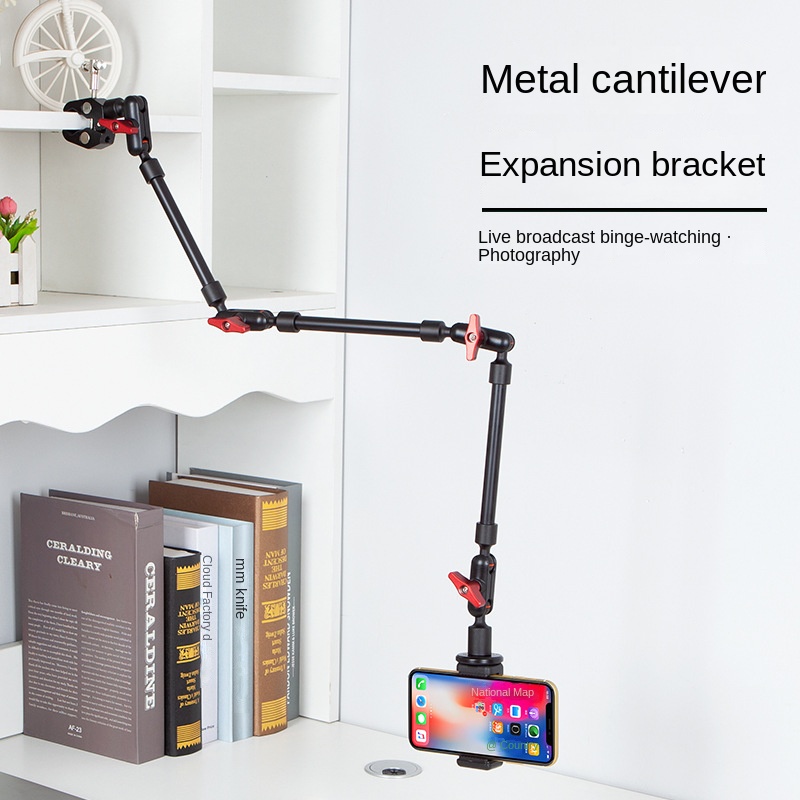Cámara para teléfono inteligente, cámara de acción, clip GoPro, montaje en pared, tableta, cámara web, soporte para tableta de estudio, soporte de brazo mágico de 32 pulgadas, abrazadera para cámara_voghion.com
