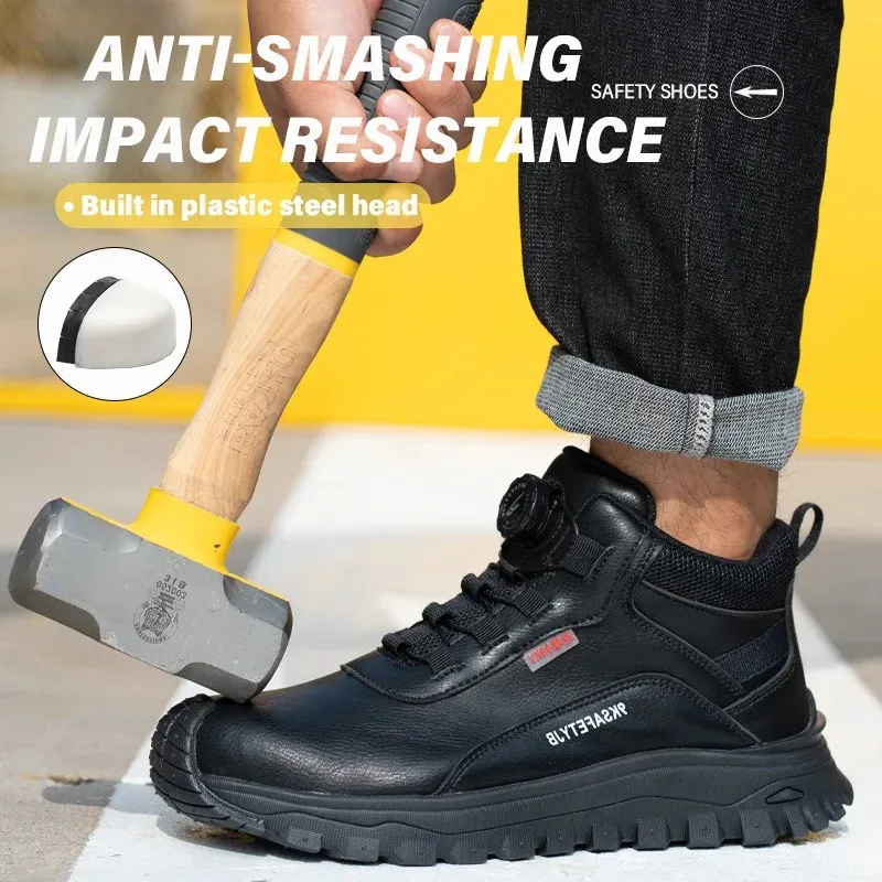 Chaussures de sécurité isolantes 6KV pour hommes, imperméables, antidérapantes, confortables et respirantes (250122)_voghion.com